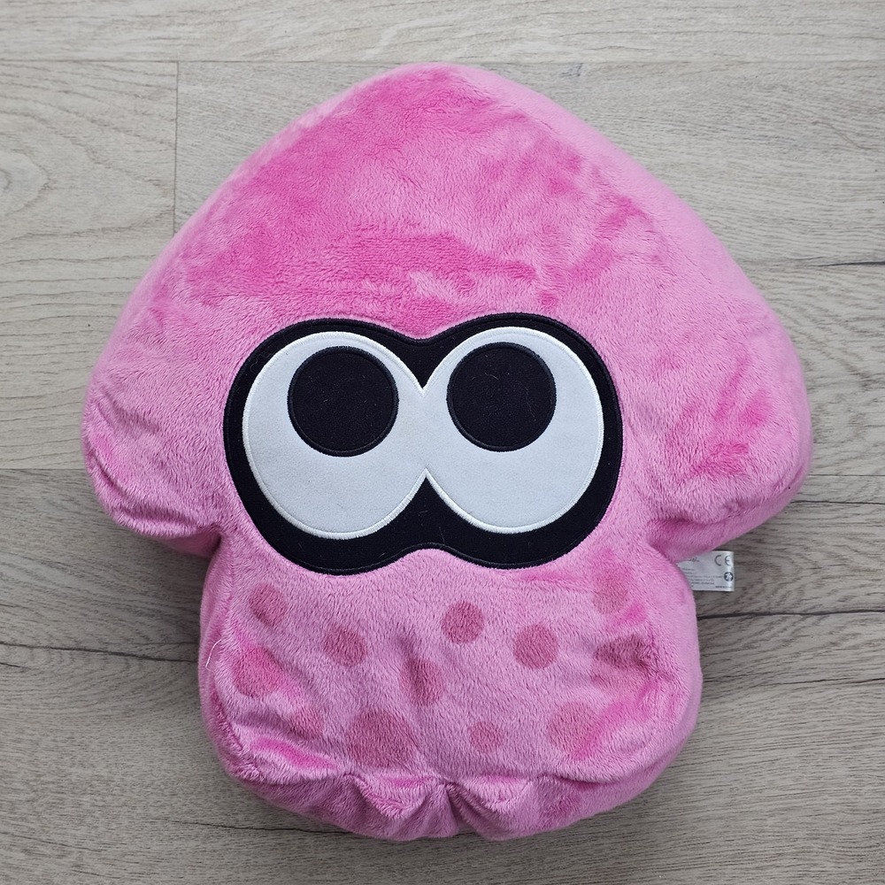 Nintendo Splatoon Pink Squid Plush 2016 14 Inches